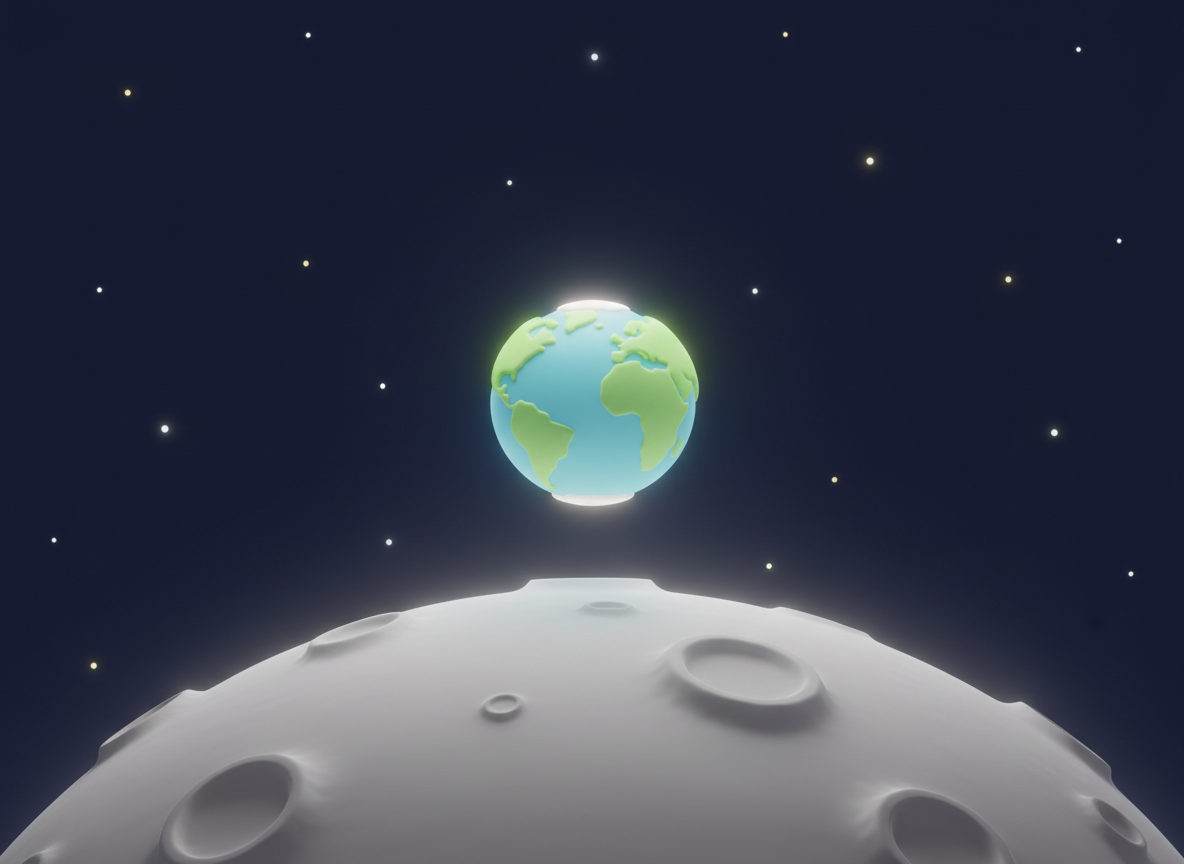 The Moment Earth Rose
