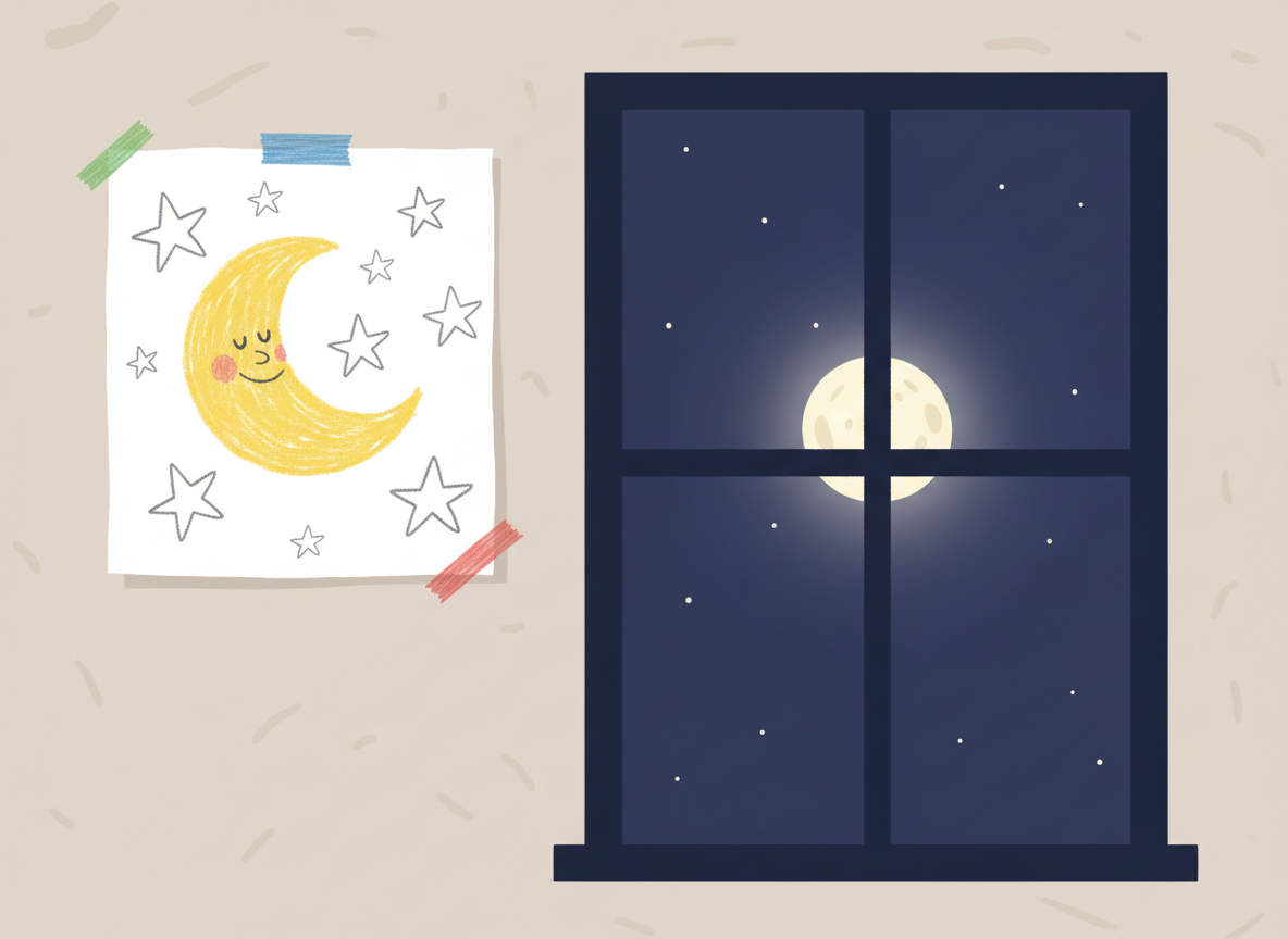 The Drawing That Dreamed of the Moon